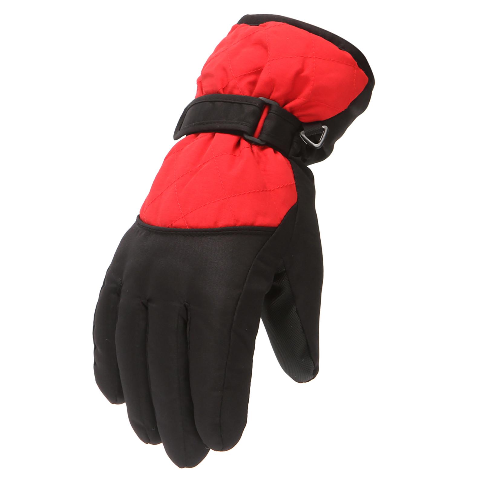 

Children s Gloves, Skiing Gloves, Cycling Gloves, Winter Non-, Warm Gloves. L червоний