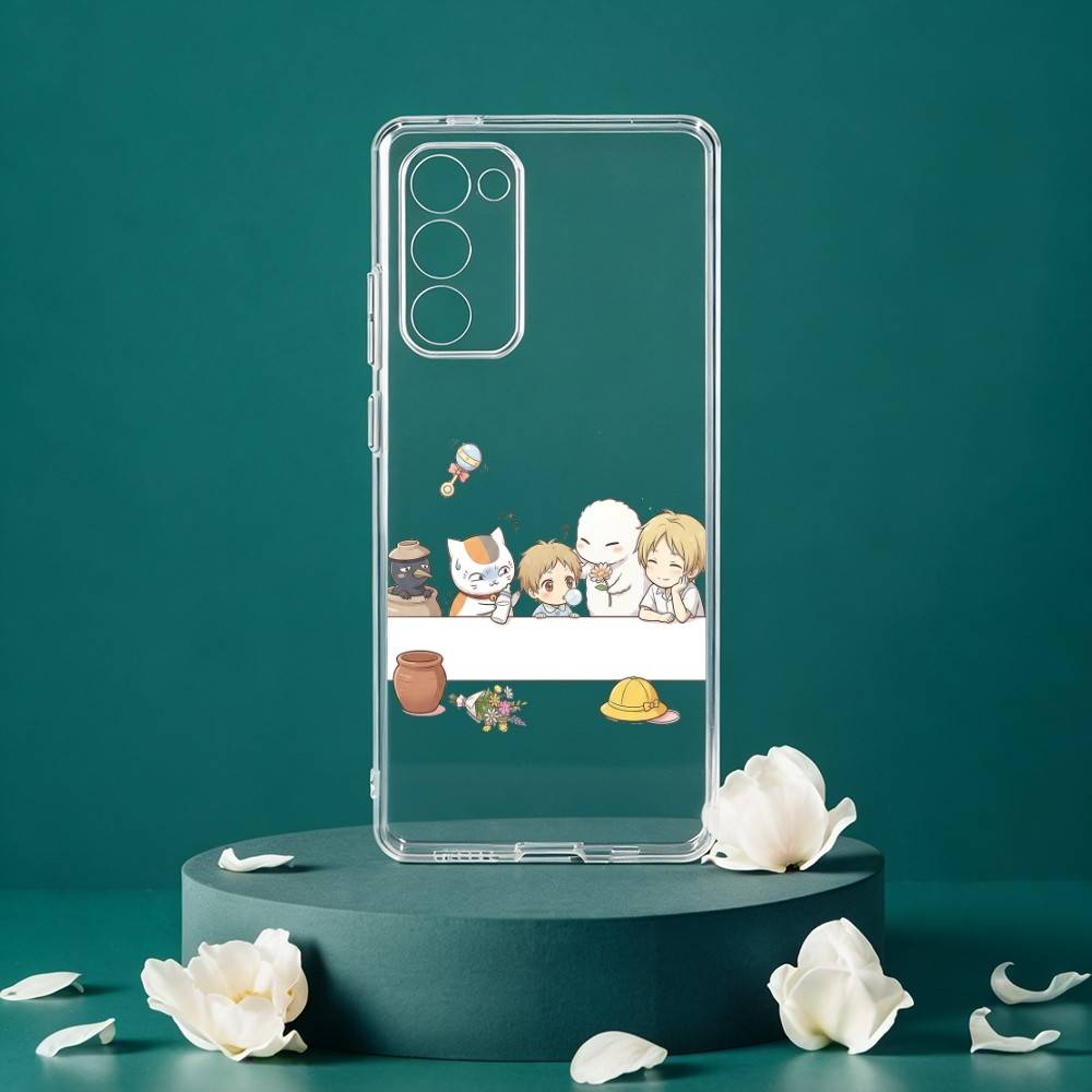 N-Natsumes B-Book of F-Friends Phone Case For Samsung Galaxy S24 S25 S23 S22 S21 Plus S24 S25 Transparent Cover Case