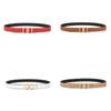 Genuine Leather Doublesided Womens Belt With Square Alloy Buckle For Casual Wear