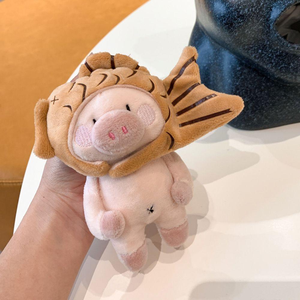 Gift Husky Pig Shiba-Inu Plush Pendant Keychain Bag Decoration Backpack Charms Stuff Plush Toy