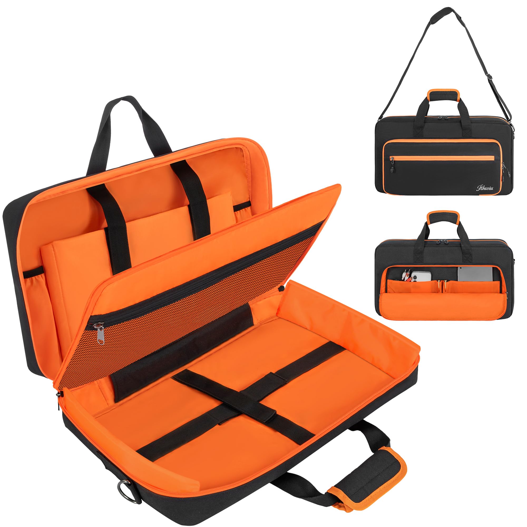 

AKOZLIN DJ Controller Case Protective Box DJ Bag for DDJ FLX4/ DDJ 400/ DDJ REV1/ DDJ SB2/SB3 Lightweight Portable Travel Shoulder Bag Fits up to 15.6