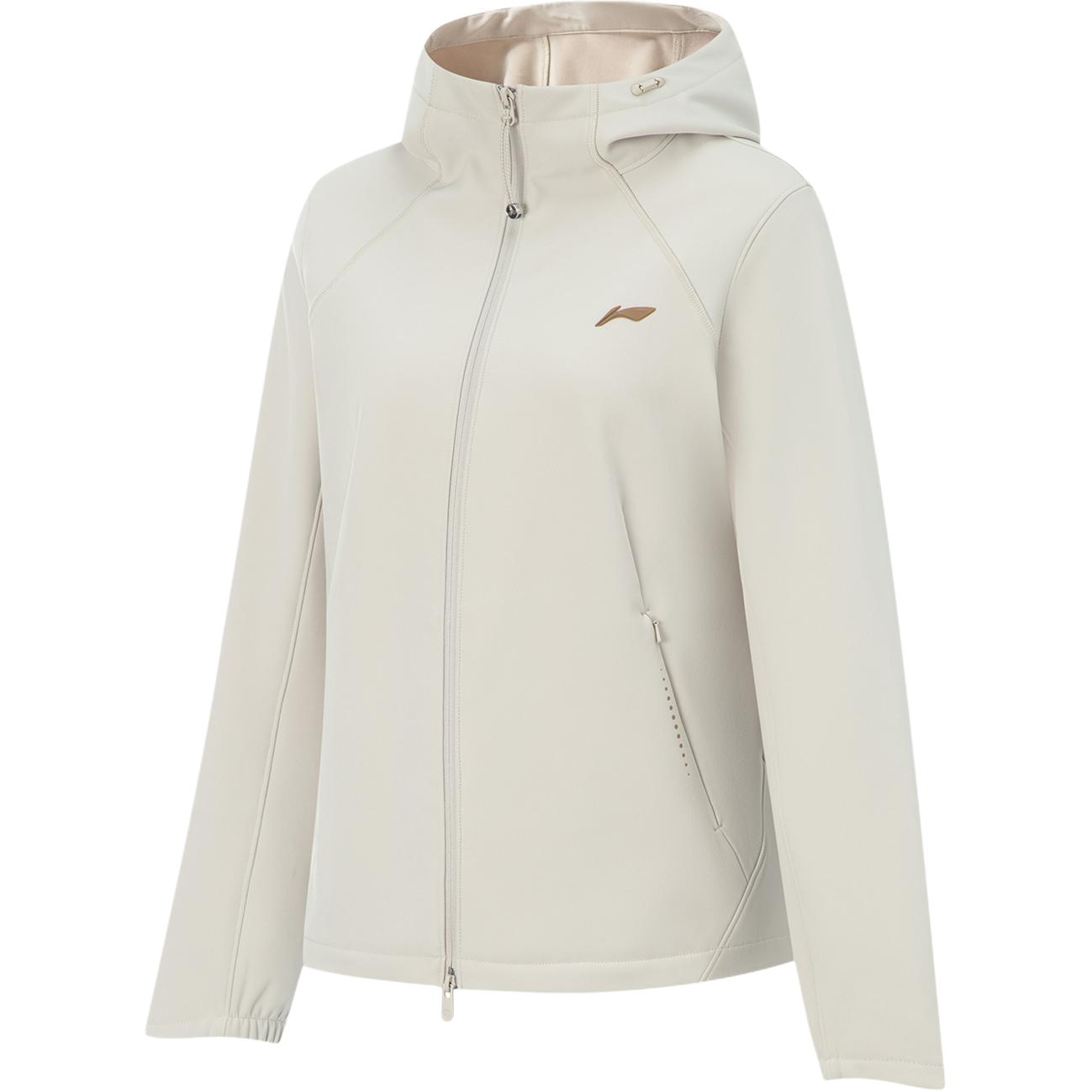 

Ветрозащитная водоотталкивающая теплая куртка с капюшоном с логотипом Li Ning Fitness Series Женская куртка AFDVE78-6