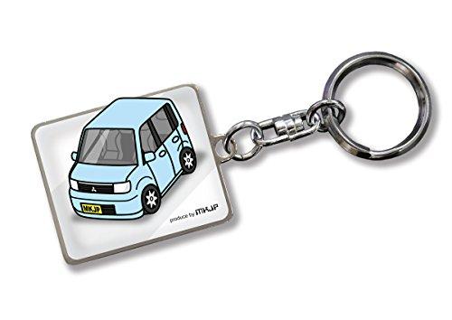 

[MKJP] Кастомный брелок EK Wagon H81W База: Белый цвет автомобиля: Светло-синий