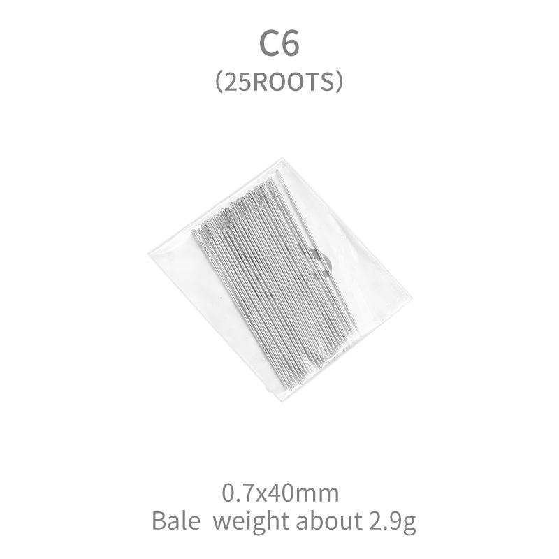 25Pcs Multi-Size Big Eye Hand Sewing Needle Home Sewing Steel Needle Cross-Stitchs Hand Embroidery Clothes Needles