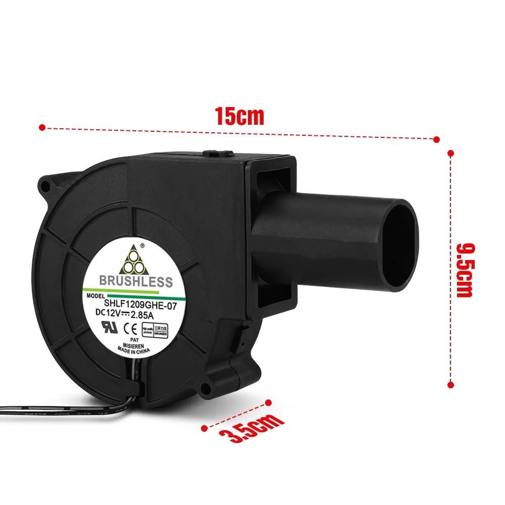 

Большой воздуходув для отработанного масла, печь для дров, турбовентилятор 12 В 2,85 А, барбекю, дровяная печь, воздуходув с двойным шарикоподшипником, высокая производительность