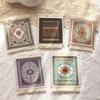 1Pc Cup Vintage Ethnic Tassels Cloth Teacup Mat Heat Resistant Absorbent Coaster