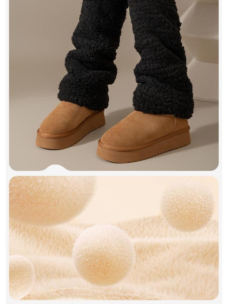 Women's Coral Fleece Over-the-Knee Socks - Warm Velvet-Enhanced Knee Pads & Leg Warmers for Autumn/Winter.