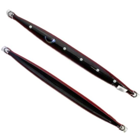 

Azzurro Metal Red Smoke Dot Offshore Jigging for Bluefish Jig, Fulvo, 400g, Glow, [Tonjigi, Mid-Deep Sea]