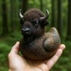 Owl Figurine Resin Wildlife Ornament Wildlife Duck Figurine Resin Sculpture Eagle Buffalo Duck Ornament Nature Lover’s