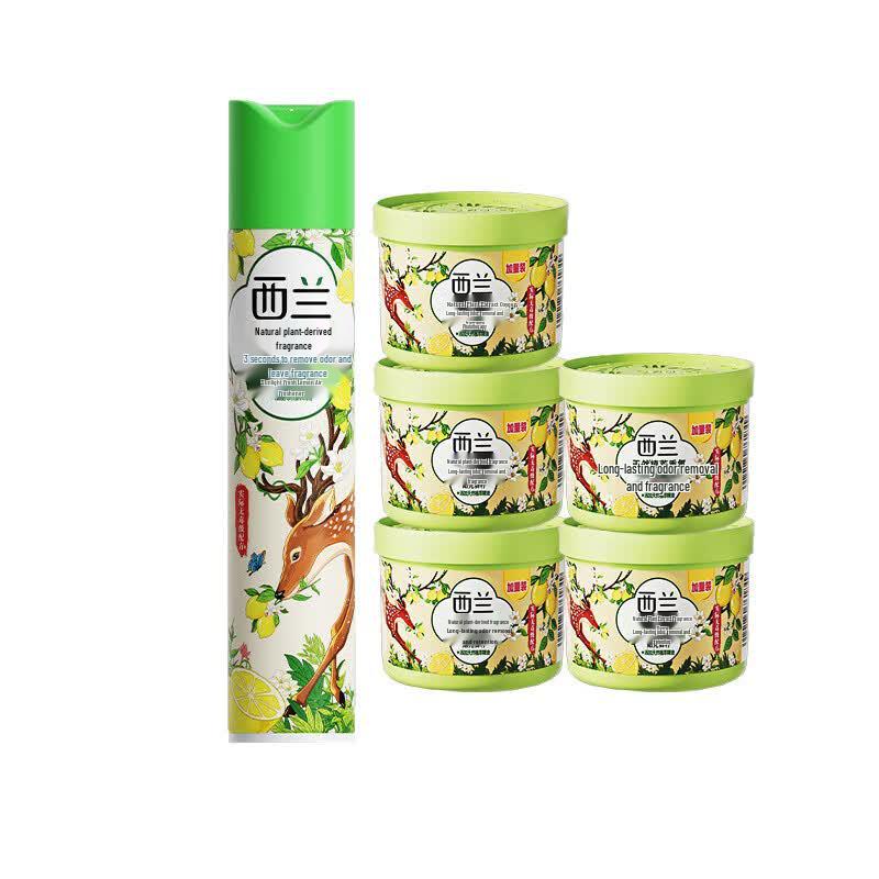 Liby Xilan Lemon Air Freshener & Deodorizer Set