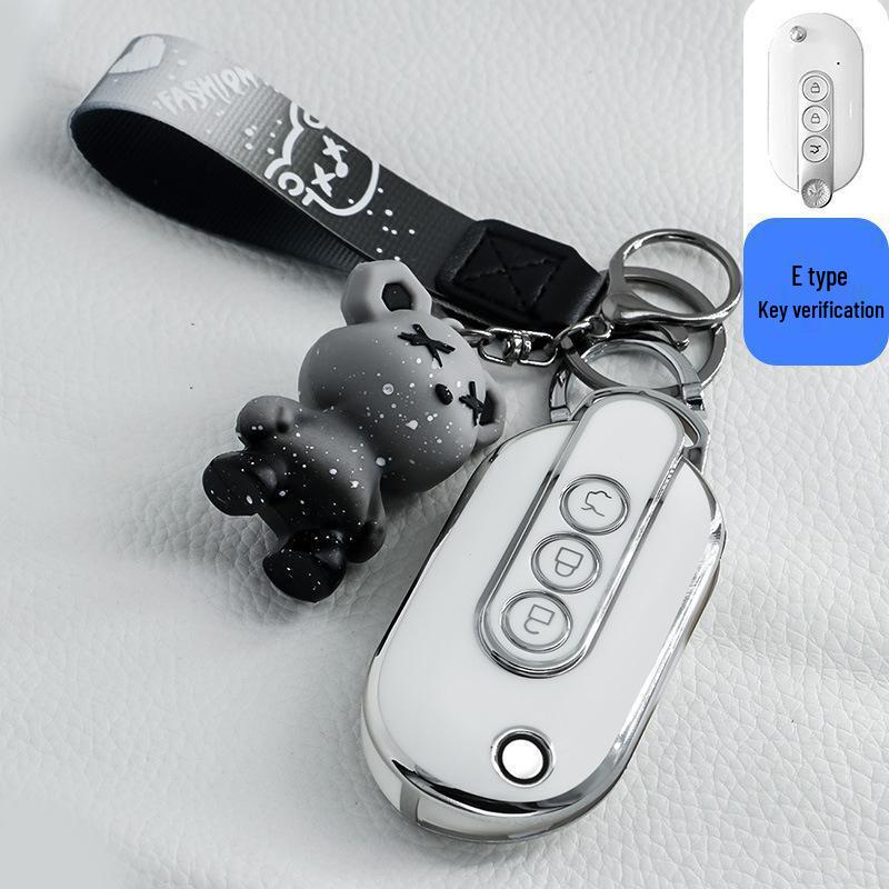 Key Case Shell for Wuling Hongguang MiniEV Macaron 2022 - GAMEBOY GB Design