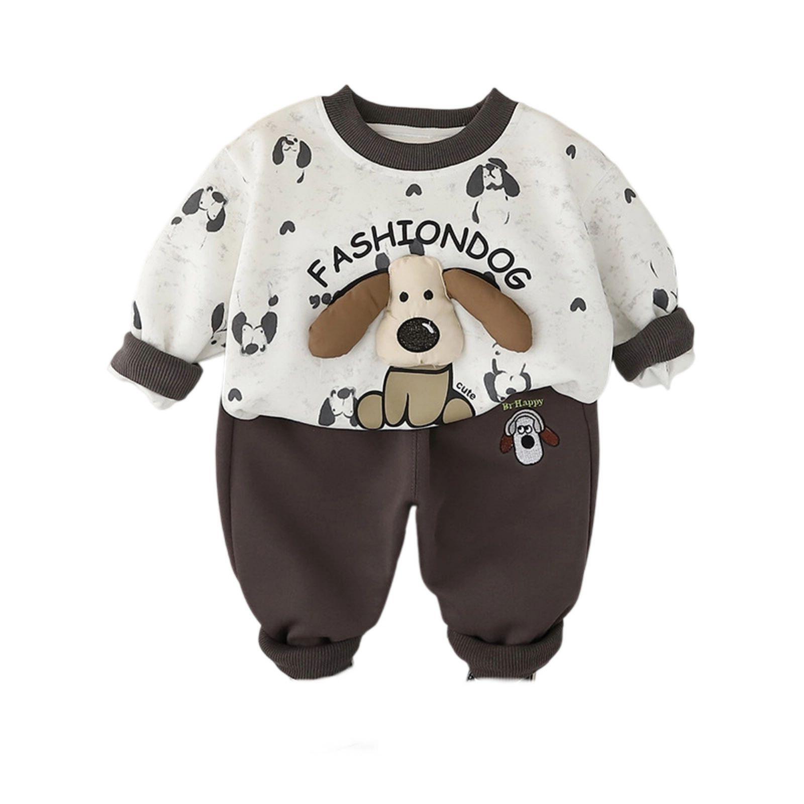 

Детский повседневный комплект с длинным рукавом, удобные наряды для повседневной носки 120