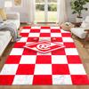 FC Spartak Moscow Carpet Door Mat for Living Room or Bedroom Protective Mat Under Chair Office Decoration Christmas Gift Birthday Present