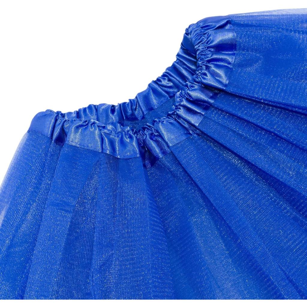 Girls  Skirt 3 Layers Tulle Toddler Ballet Skirt,3-10 Yrs Party Costume | 11.5" Kids TUTU Skirts, Ideal for Halloween Costumes Dress Up