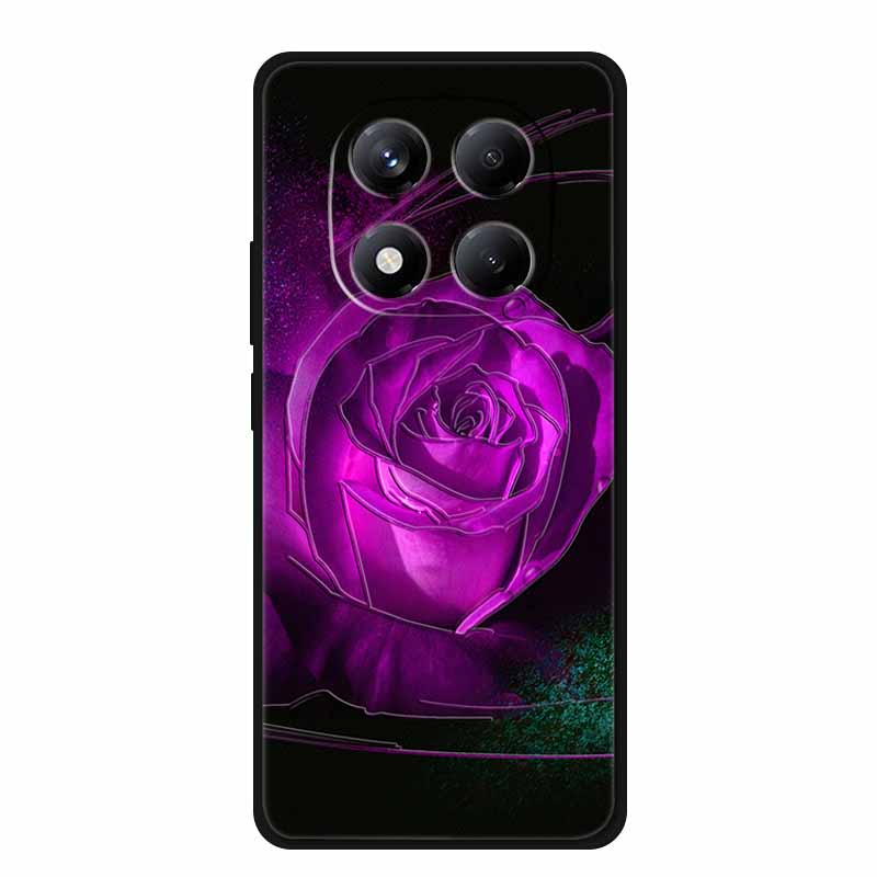 3D Flowers Emboss Fundas For Redmi Note 15 5G (China) Case Soft Silicone Phone Cases For Note 15 5G For China Covers Shell Coque
