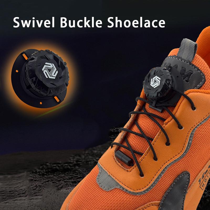 1 Pair/2 Pair New Options Automatic Swivel Buckle Shoelaces No-Tie Shoe Laces for Kids & Adults - Easy Slip-On Sneaker Accessory