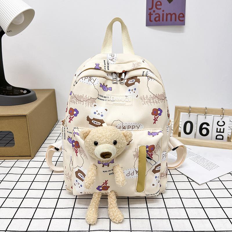 School Bag Girl Junior High School Cute High School Student Large Capacity Backpack Cartoon Primary School Student Mori Simple Travel Small Backpack