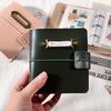 Photo Album Storage, Retro Leather Mini Polaroid Photo Album, Couple's Memory Book, 1-Pocket 3-Inch Travel Card Holder