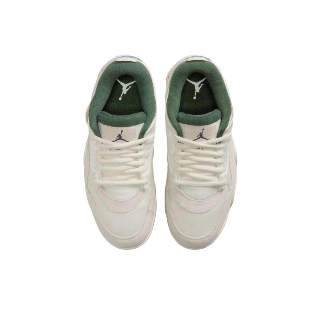 Air Jordan 4 RM Light Cream Sail Midnight Green Men's Lifestyle Shoes FQ7939-105