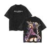 New Japanese Misa Amane Graphic T-shirt Anime Death Note Vintage Washed T Shirt Men Women Clothing Cotton Short Sleeve Tees