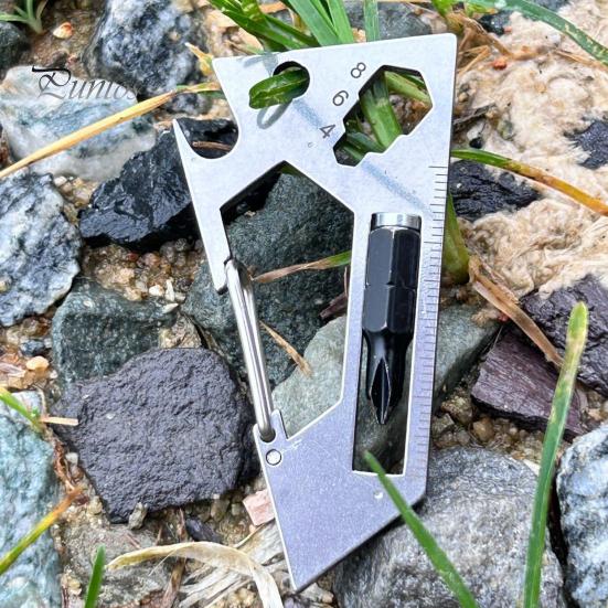 Multifunctional Tool Spanner Anti-rust High Strength Keychain Portable Bottle Opener Carabiner Outdoor Camping Travel Survival Gear