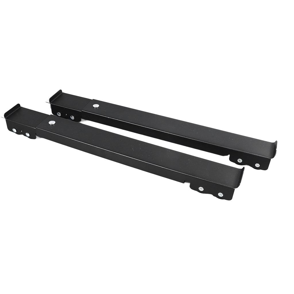 2PCS Appliance Roller Schwarz Ausziehbare Waschmaschine Dolly Halterung 16 Räder mit Bremse 661lbs