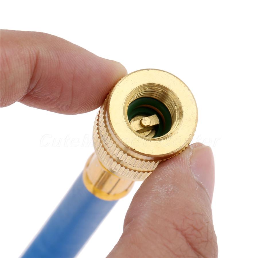 R134A 2oz A/C Oil Injector Hand Turn Pump Injection Tool for Car Home A/C System