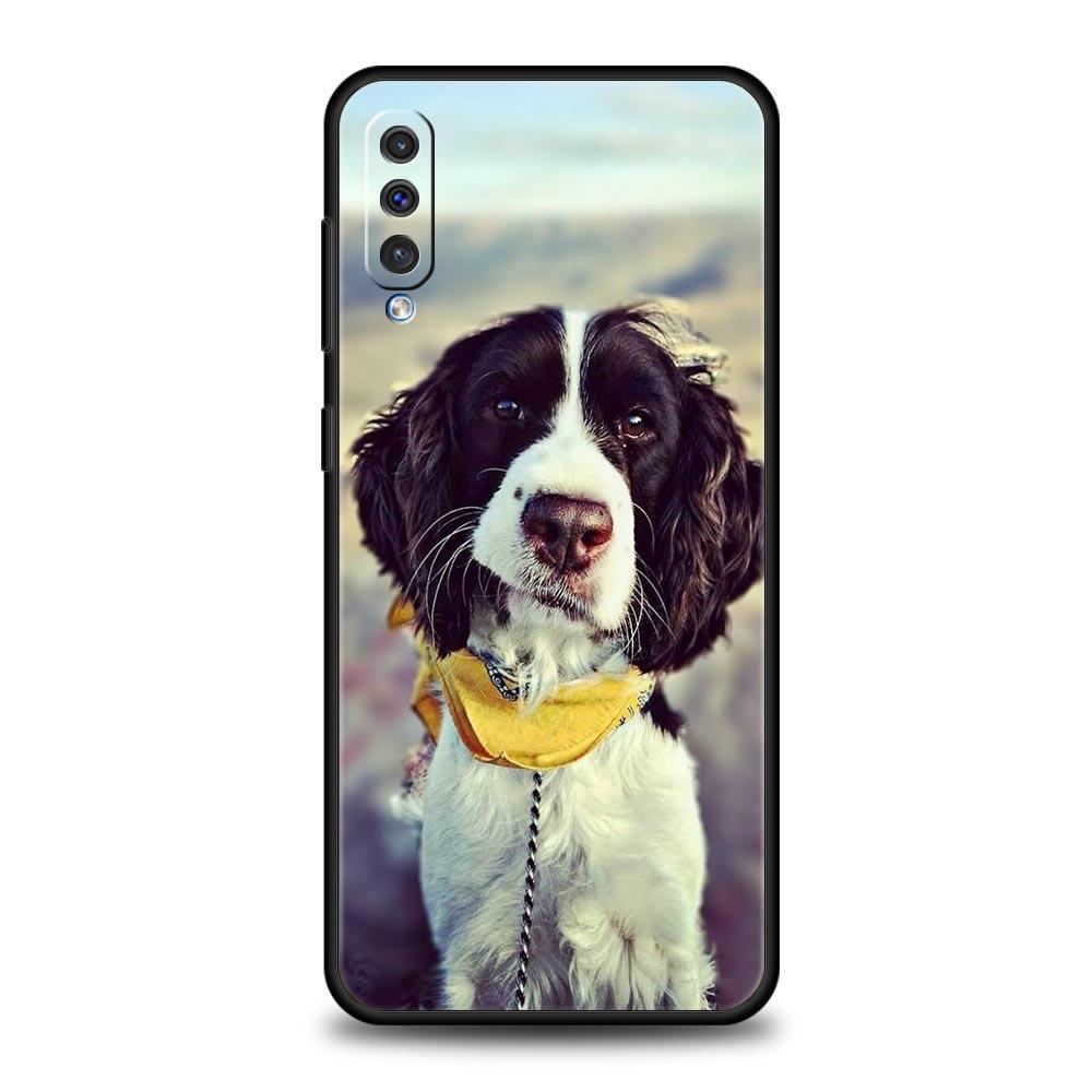 Cocker Spaniels Dog Lovely Case For Samsung A54 A52 A24 A14 A50 A72 A70 A30 A40 A20S A20E A02S A12 A22 A34 A42 A32 5G A04s Cover