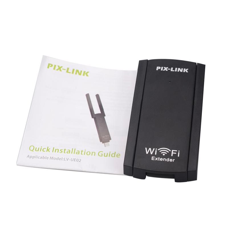 USB Wireless Wifi Repeater Range Extender Duální anténa 300Mbps 802.11b/g/n Wi-Fi Signal Booster