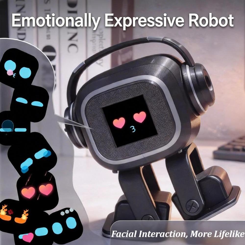 Robot EMO AI | Giocattolo Chatbot Intelligente, Interazione Emotiva, Canto e Ballo, Controllo Vocale, Compagno, Regali di Festa
