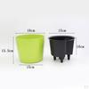 Round Self-watering Planter with Water Level Indicator garden and home desk Decor
