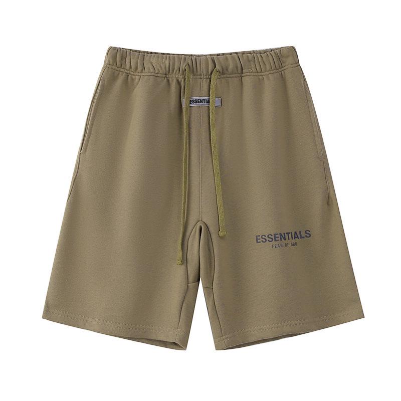 FOG ESSENTIALS Unisex Loose Silicone Print Casual Shorts