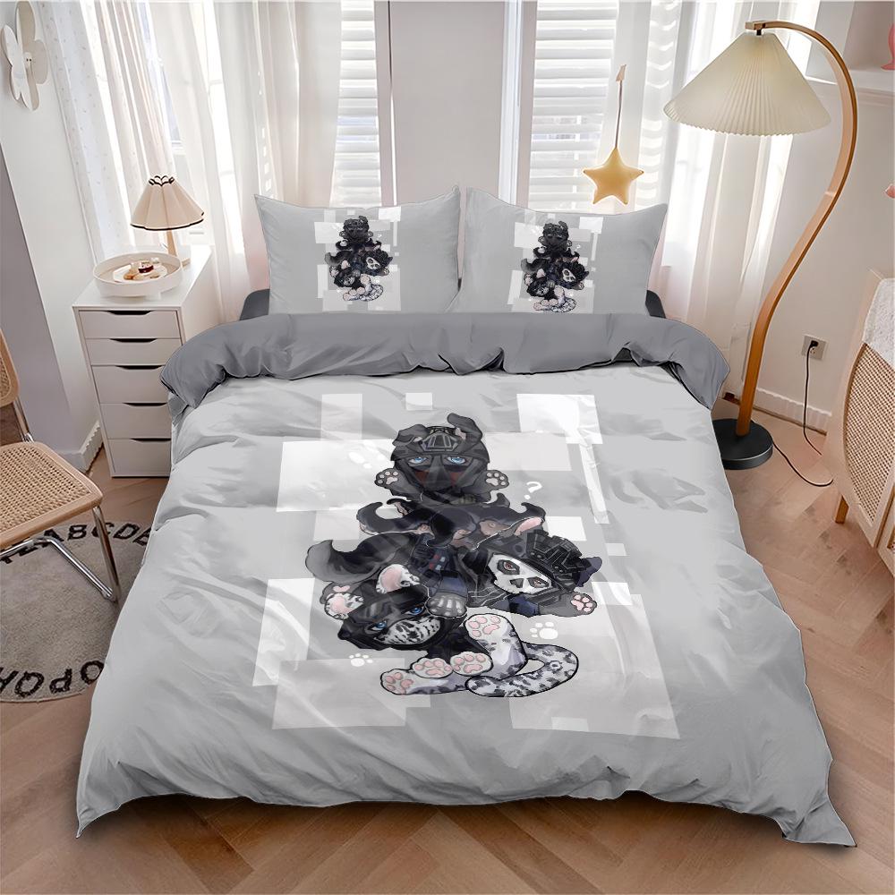 Call of Duty Gaming-Themed Four-Piece Duvet and Bedding Set for Boys' Dorm Room