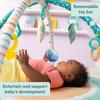 Bright Starts Disney Baby Stitch Party in Paradise Play Gym Mat with 5 including a removable Stitch plush Suitable for ages 0M and & Toys, toy. up.