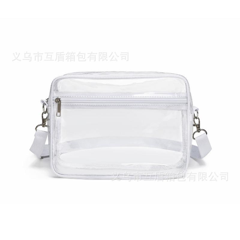 Store the new transparent pvc messenger bag, go out portable travel bag beach travel bag