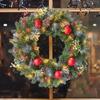Front Door Wreath Comfortable Xmas Wreath Christmas Ball Wreath Unique For Hotel Office Front Door