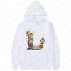 Women Hoodies Clothing 26 Alphabet Sweatshirts Hooded Shirt Fashion Flower Letters Graphic Outerwear White Women's Sweat-shirts