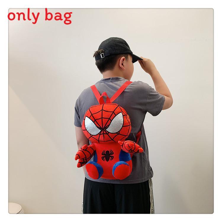 Toothless Plush Double Backpack For Kids With Zipper Closure And Phone Pocket