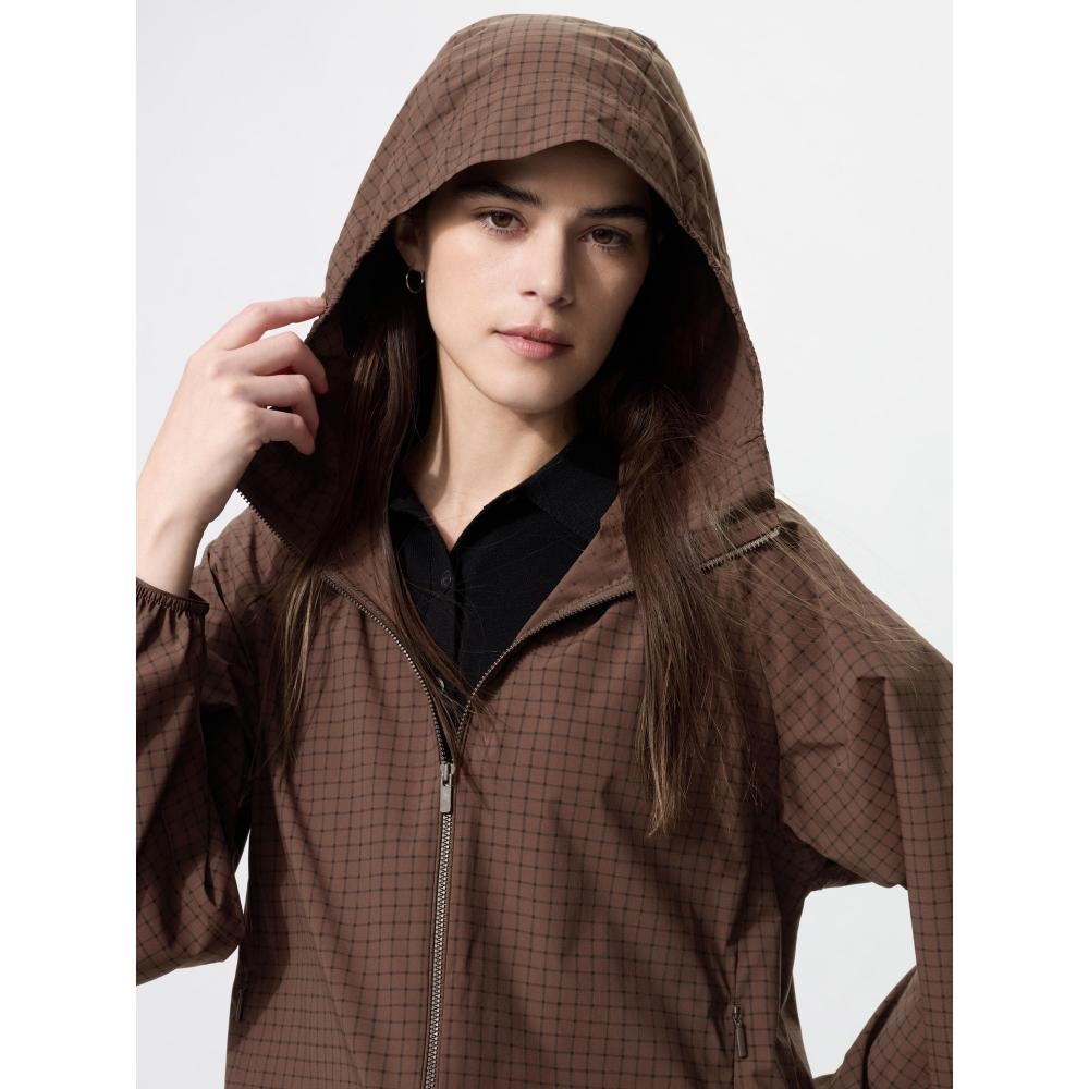 Uniqlo Japan Pockable UV-Schutz Hoodie Nanodesign Karomuster