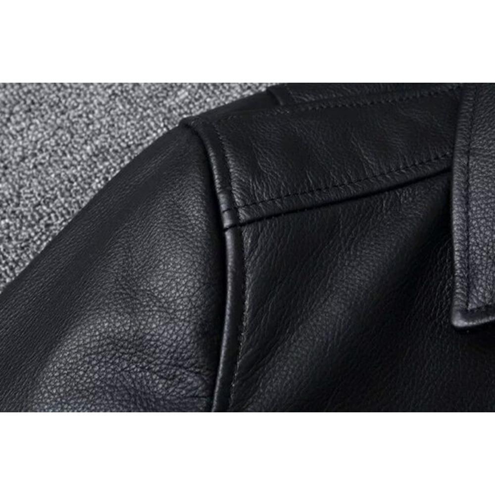 Jachetă din piele naturală pentru bărbați, mărime chinezească, vintage, roșu-maro, din piele naturală de vacă, scurtă, subțire, cu guler răsturnat, jachetă din piele pentru bărbați, primăvară toamnă