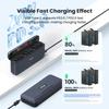 AMAGISN for GoPro Hero 13 Charging Case ABS+Silicone Action Camera Battery Charger Storage Box