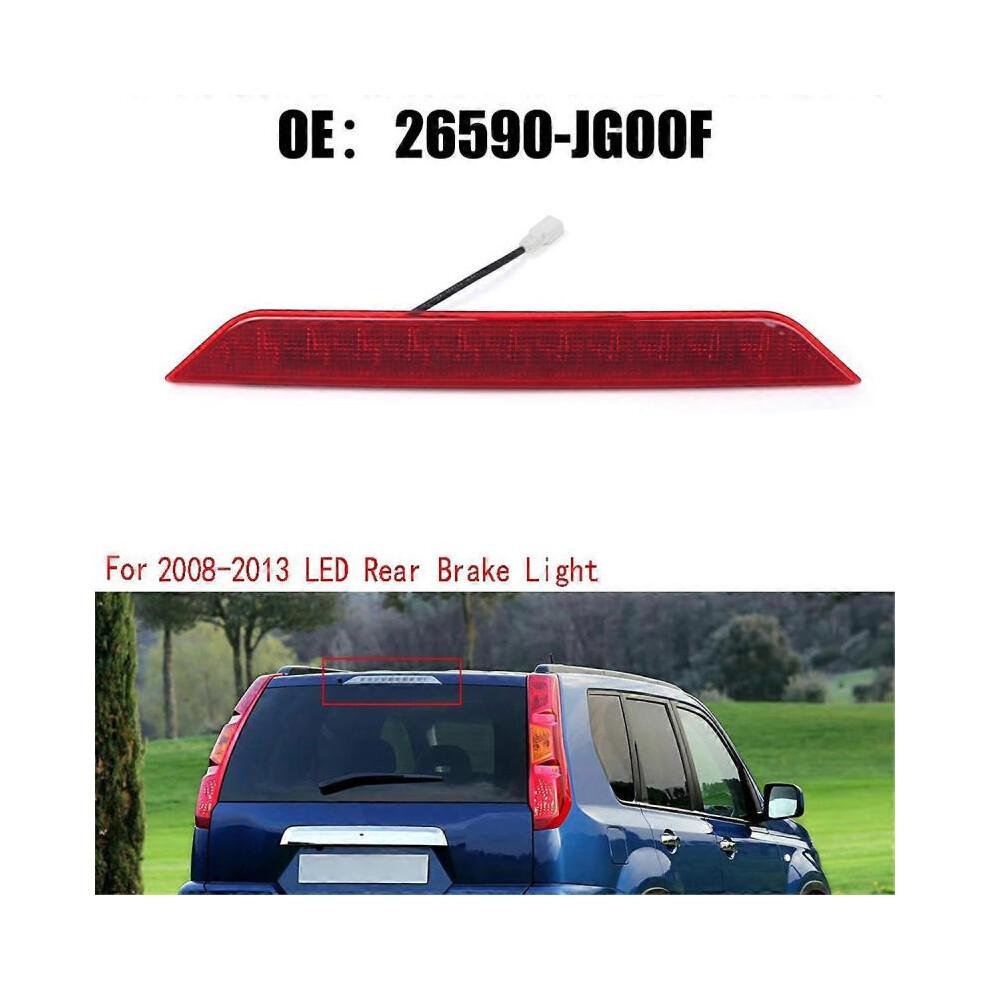 (Červená)Vysoko umiestnené 3. brzdové svetlo pre Nissan X-Trail T31 2008-2013 LED zadné brzdové svetlo 26590-JG00F