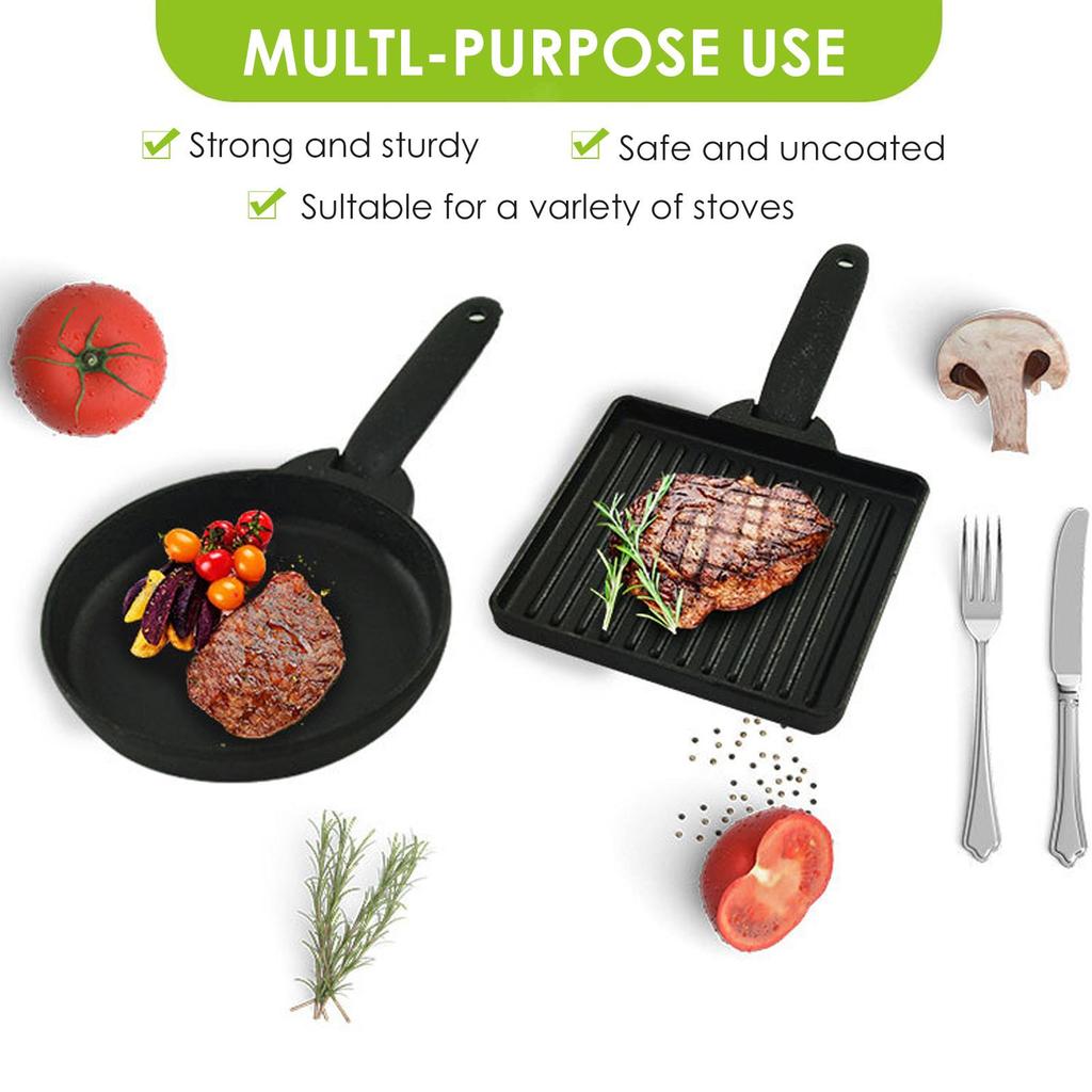 Buy Camping Cookware Frying Pan Detachable Handle NonStick Pot at