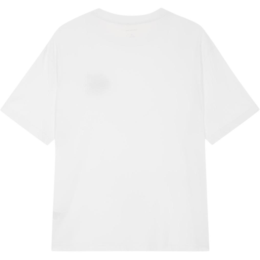 Calvin Klein Logo Oversized Pullover Round Neck Short Sleeve T-Shirt Men T-Shirts White 4RAB821-YAA