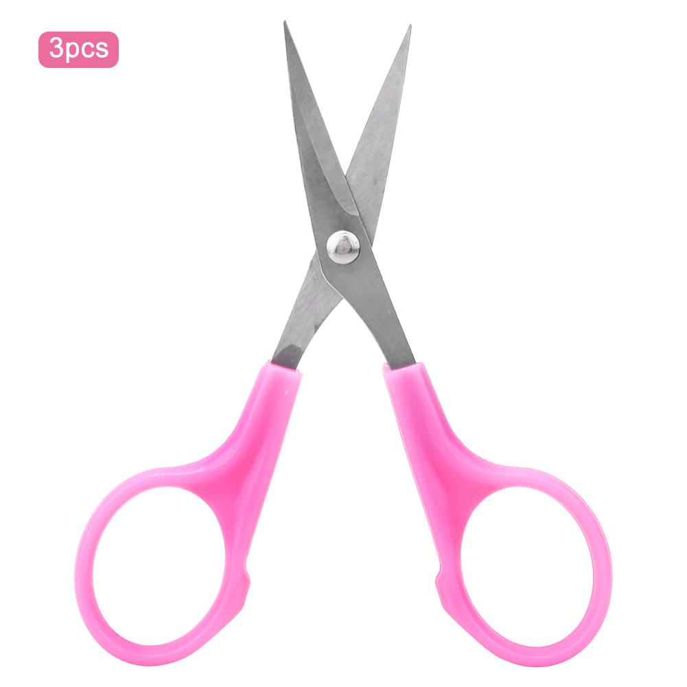 

3 шт. 4,5-дюймовые ножницы для вышивания с локтем из нержавеющей стали и ручкой из АБС-пластика, ручной работы, инструмент для поделок