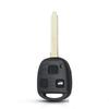 KEYYOU For Toyota Yaris Carina Corolla Avensis RAV4 Echo Camry Remote Key Shell Case Fob TOY47 Blade 2/3 Buttons With Rubber Pad