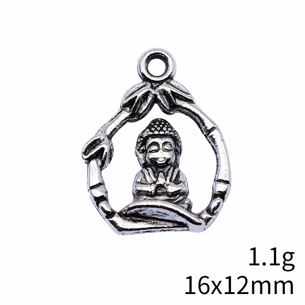 Thanksgiving Day Charms For Nails Buddha Statue Charms Pendant Home Garden Bracelet Pendant
