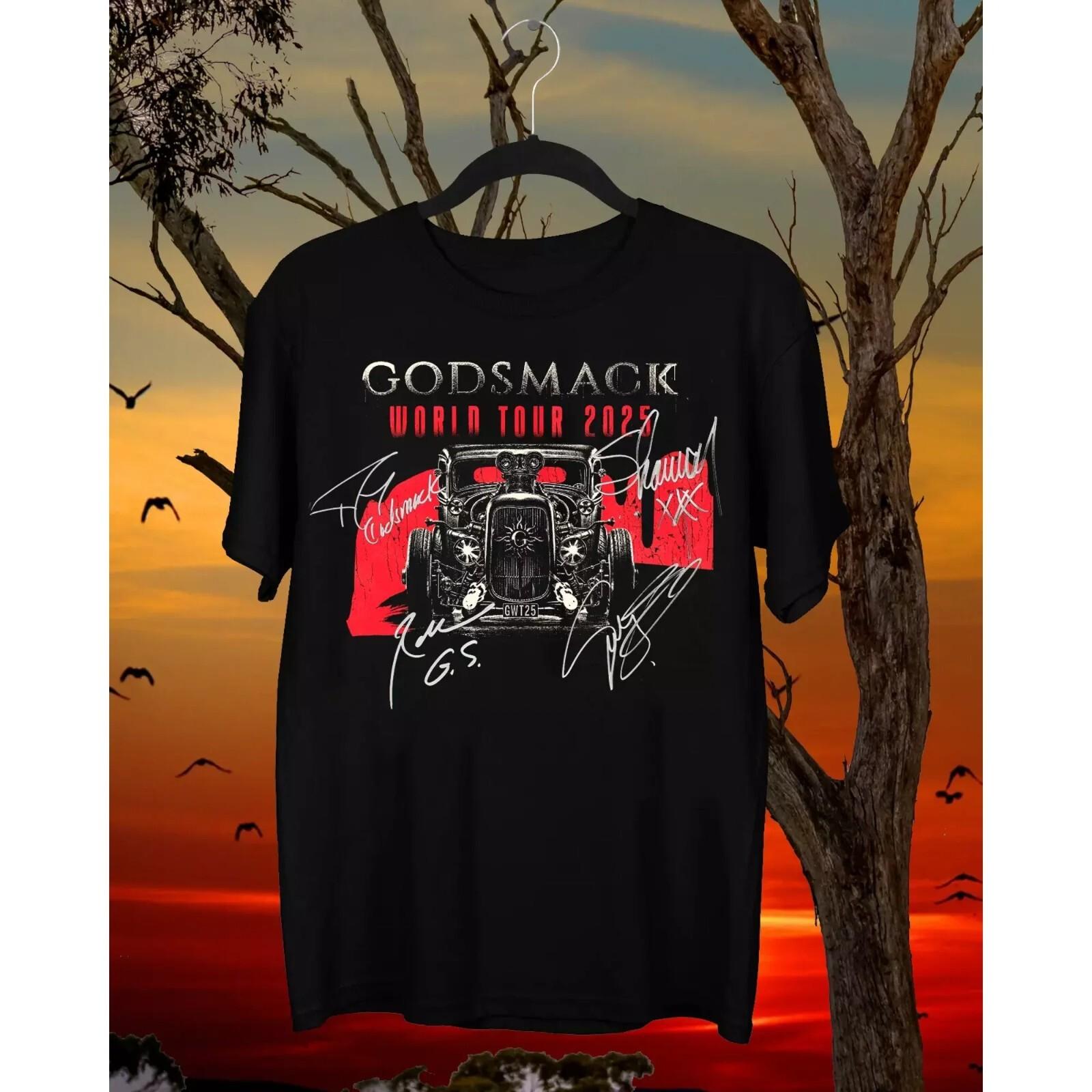 Godsmack Tour 2025 Band Collection Gift For Fan Tshirt Unisex S разноцветный