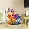Cute Colored 2D Acrylic Desktop Decoration For Living Room, Bedroom, Study, Home Decor Props