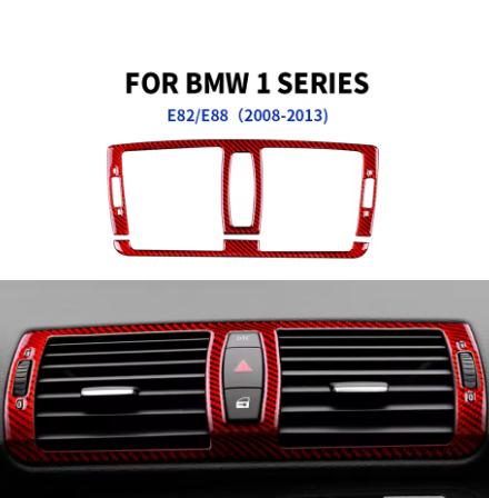 Sticker For BMW 1 Series E82 E88 2008-2013 Accessories Carbon Fiber Car Automatic Special Interior Trim Cover Sticker Styling